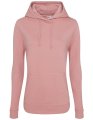 Dames Hoodie College AWDis JH001F Dusty Pink